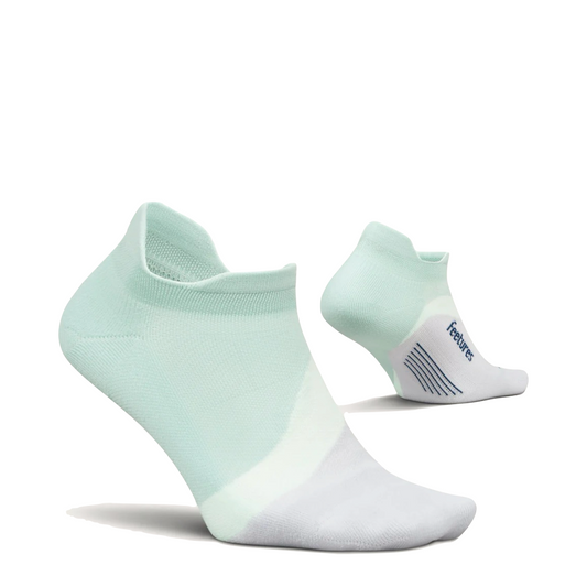 Side (right) view of Feetures Elite Light Cushion Tab Sock.