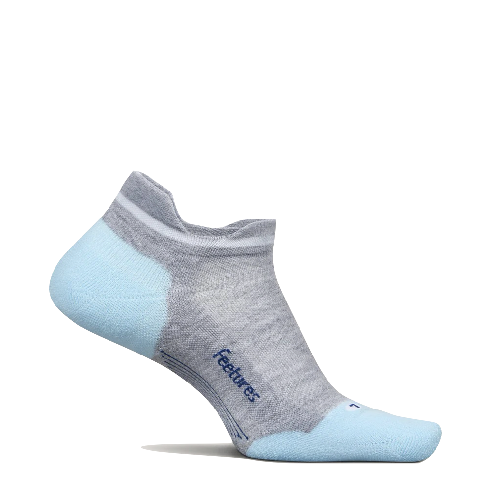 Side (right) view of Feetures Elite Max Cushion Tab Sock.