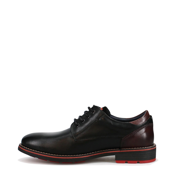 Fluchos Men's Terry Leather Oxford in Black