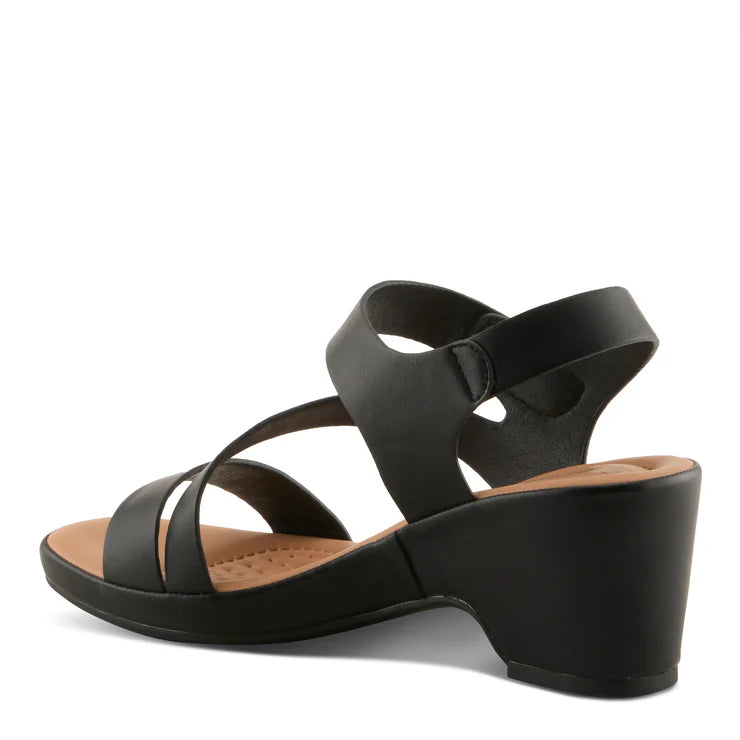 Spring Step Women's Guillen Heeled Sandal in Black