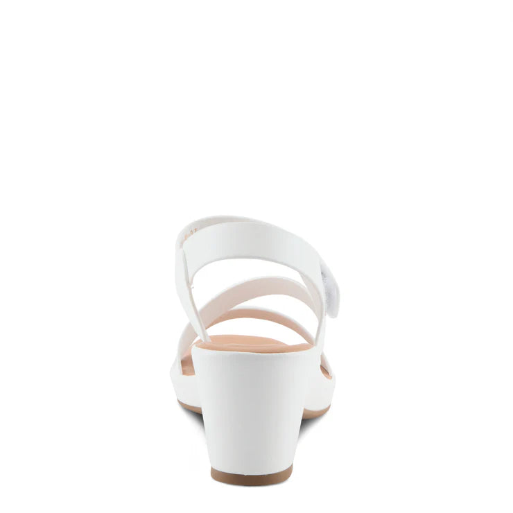 Spring Step Women's Guillen Heeled Sandal (White)