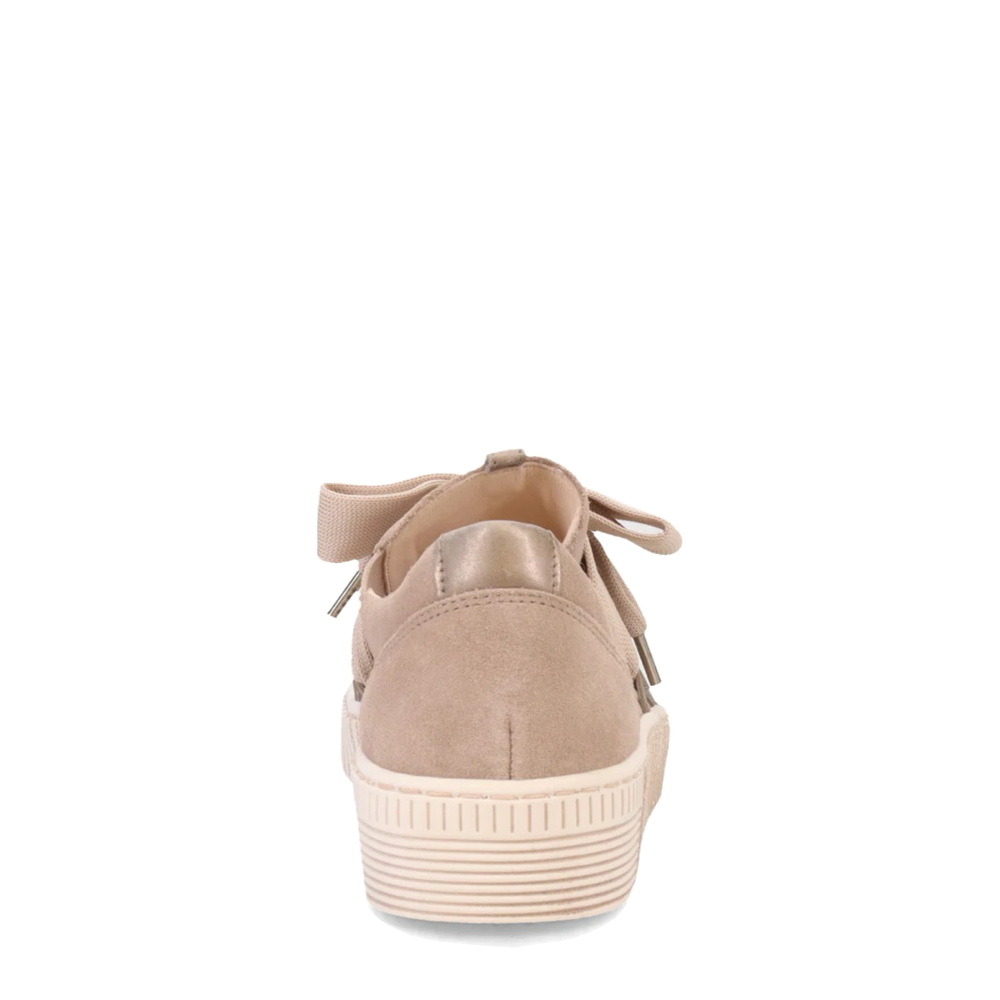 Back view of Gabor Bow Sneaker for women.