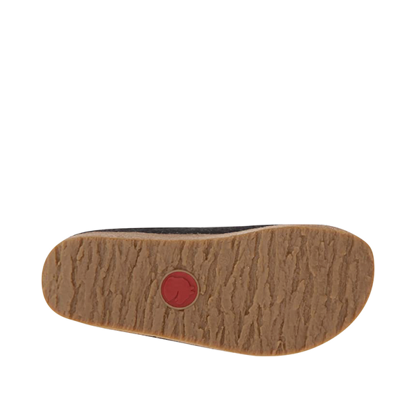 Haflinger Grizzly Wool Clog in Black