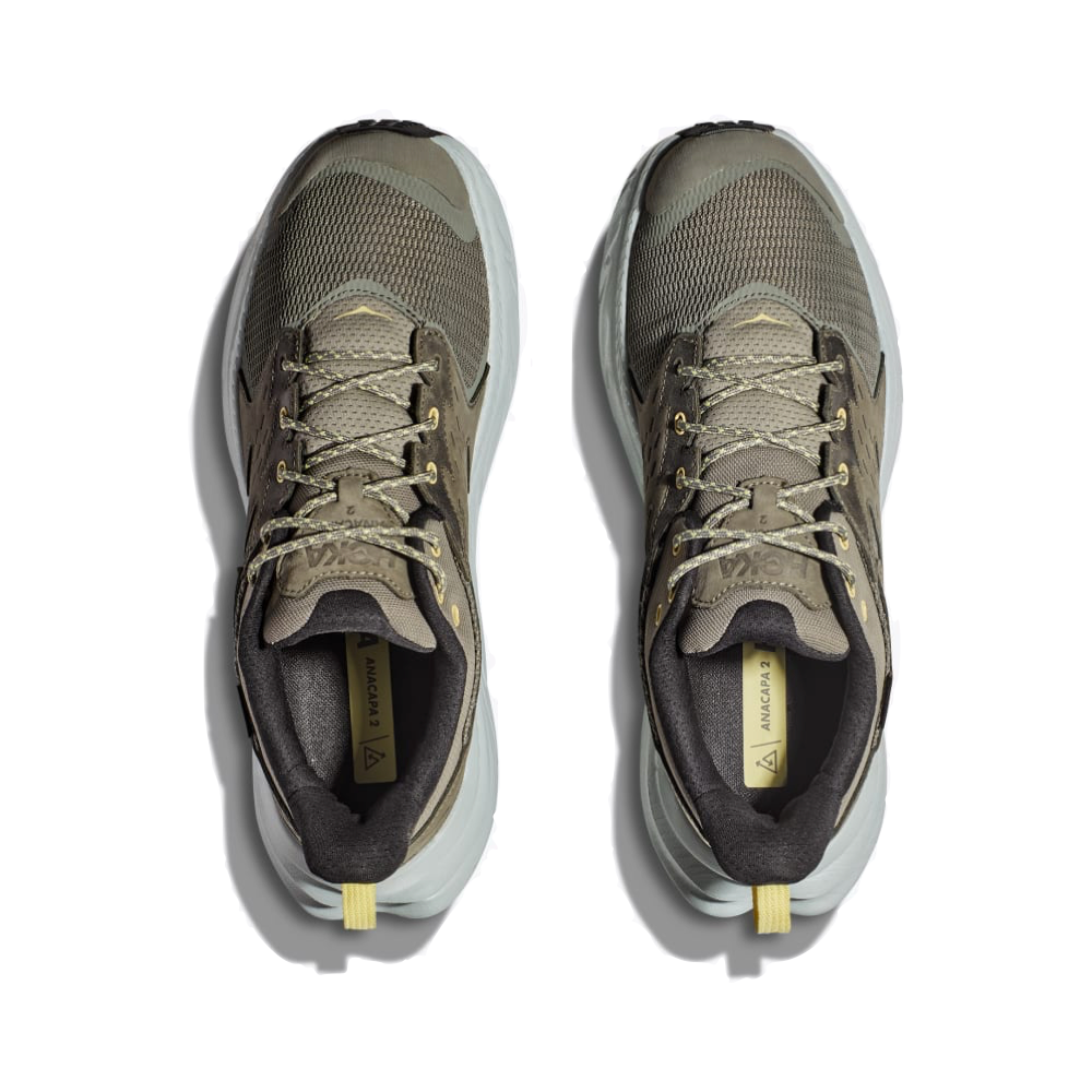Hoka Men's Anacapa 2 Low GTX Hiking Sneaker (Olive Haze/Mercury)
