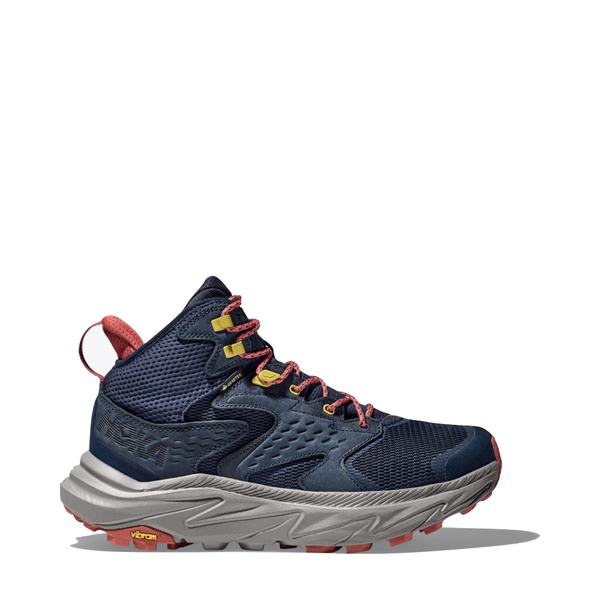 Hoka Men's Anacapa 2 Mid GTX Hiking Sneaker in Outer Space/Grey