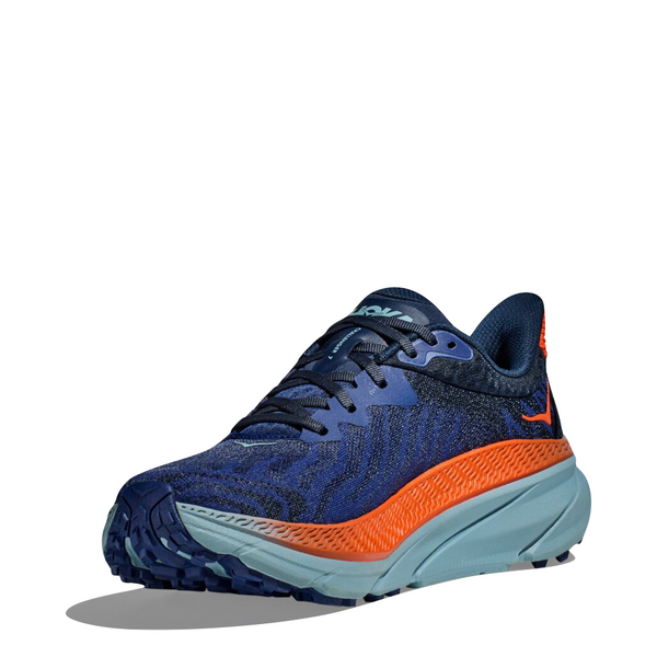 Hoka Men's Challenger 7 All Terrain Sneaker (Bellweather Blue/Stone Blue)