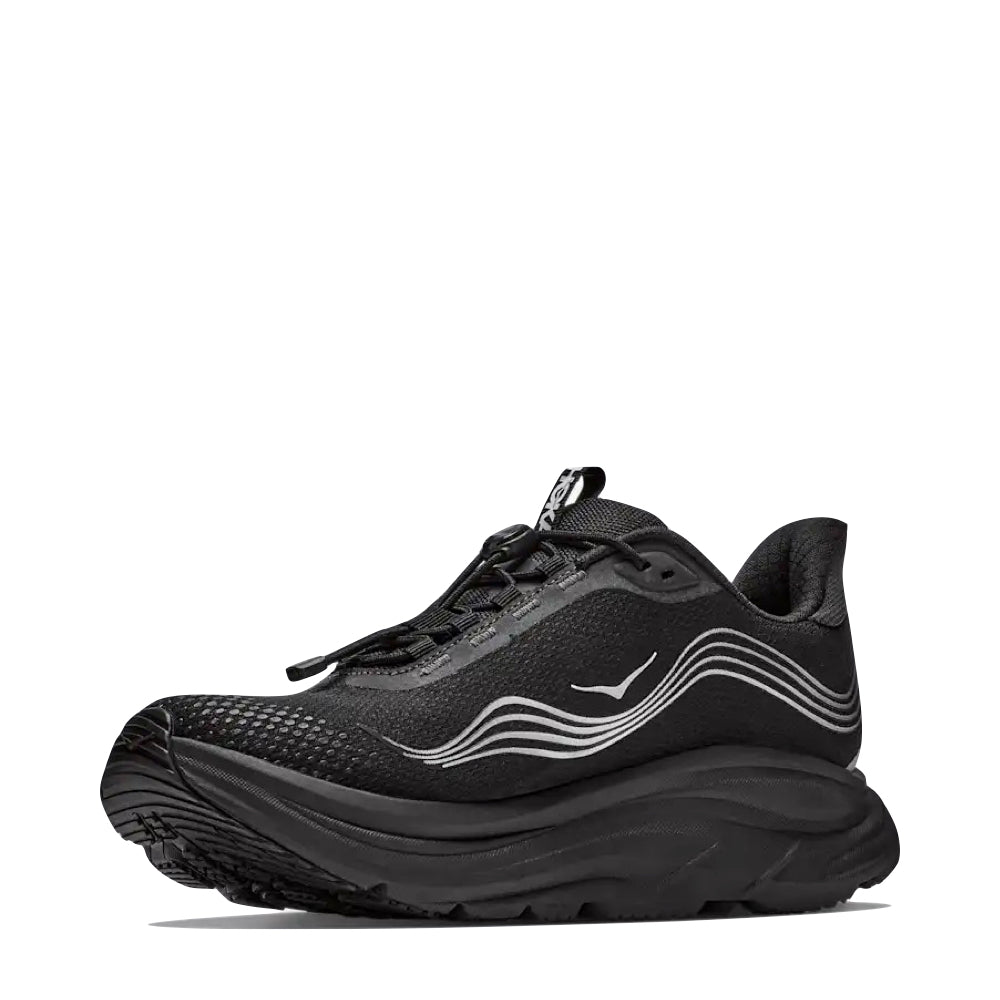 Mudguard and Toe view of Hoka Clifton 11 GTX Sneaker for men.
