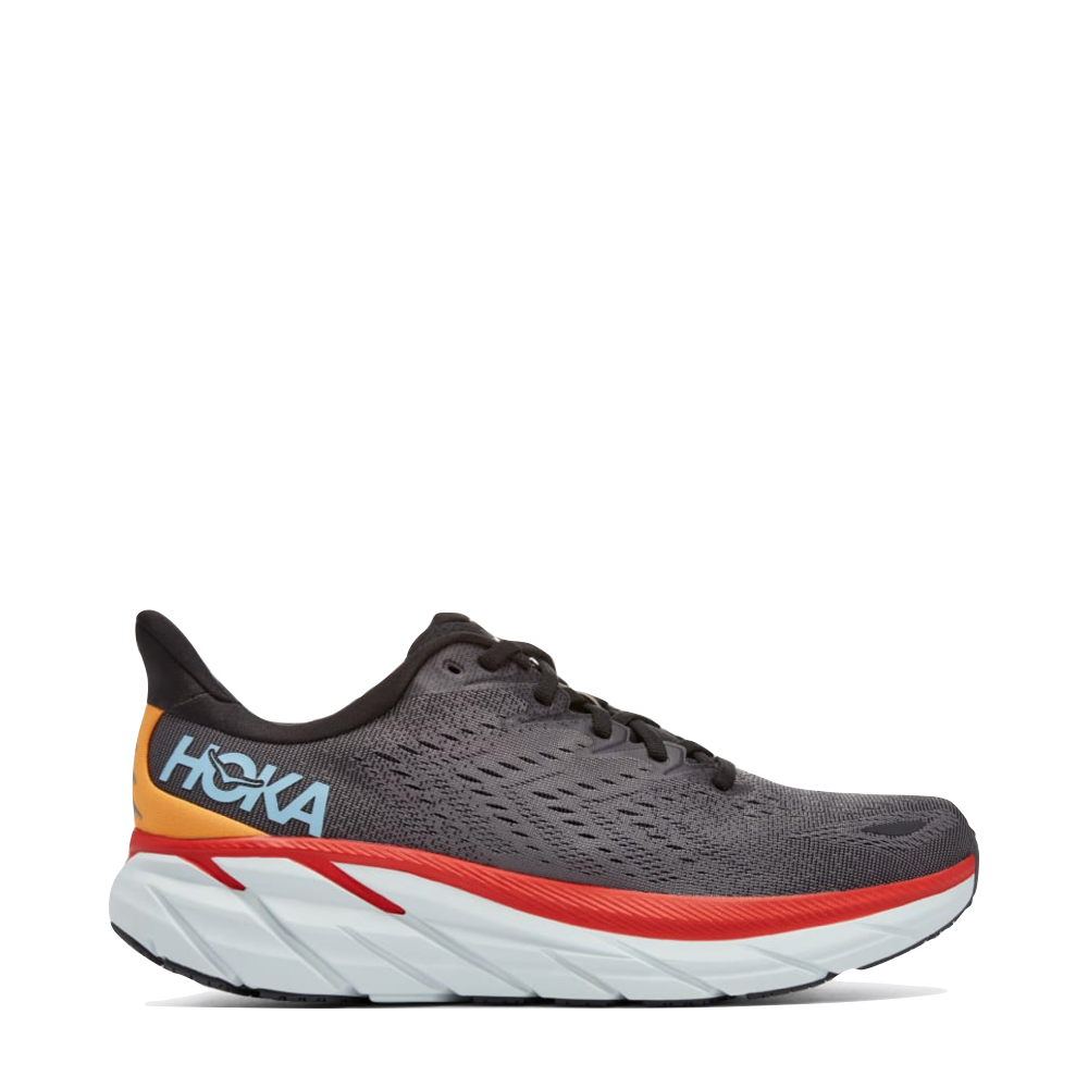 Hoka Men's Clifton 8 Runner in Anthricite/Castlerock