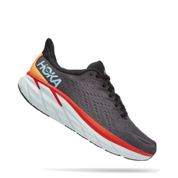 Hoka Men's Clifton 8 Runner in Anthricite/Castlerock