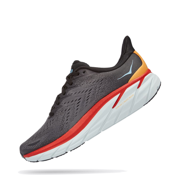 Hoka Men's Clifton 8 Runner in Anthricite/Castlerock