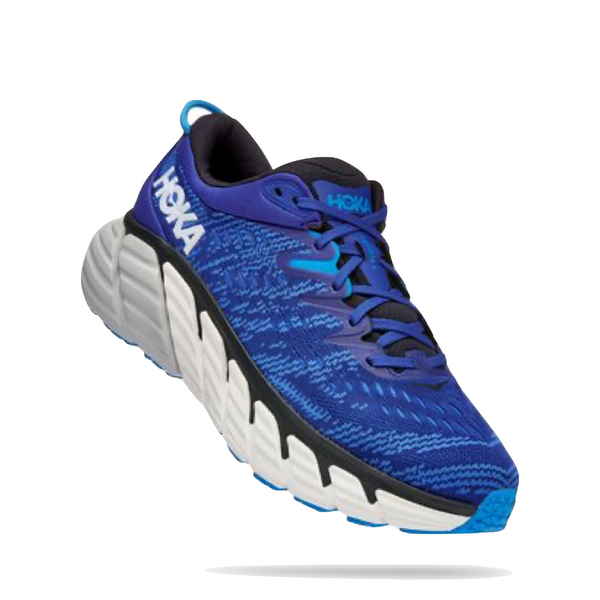 Hoka Men's Gaviota 4 Sneaker in Bluing/Blue Graphite