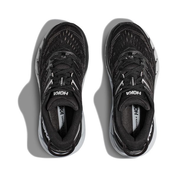 Hoka Men's Gaviota 4 Sneaker in Black/White