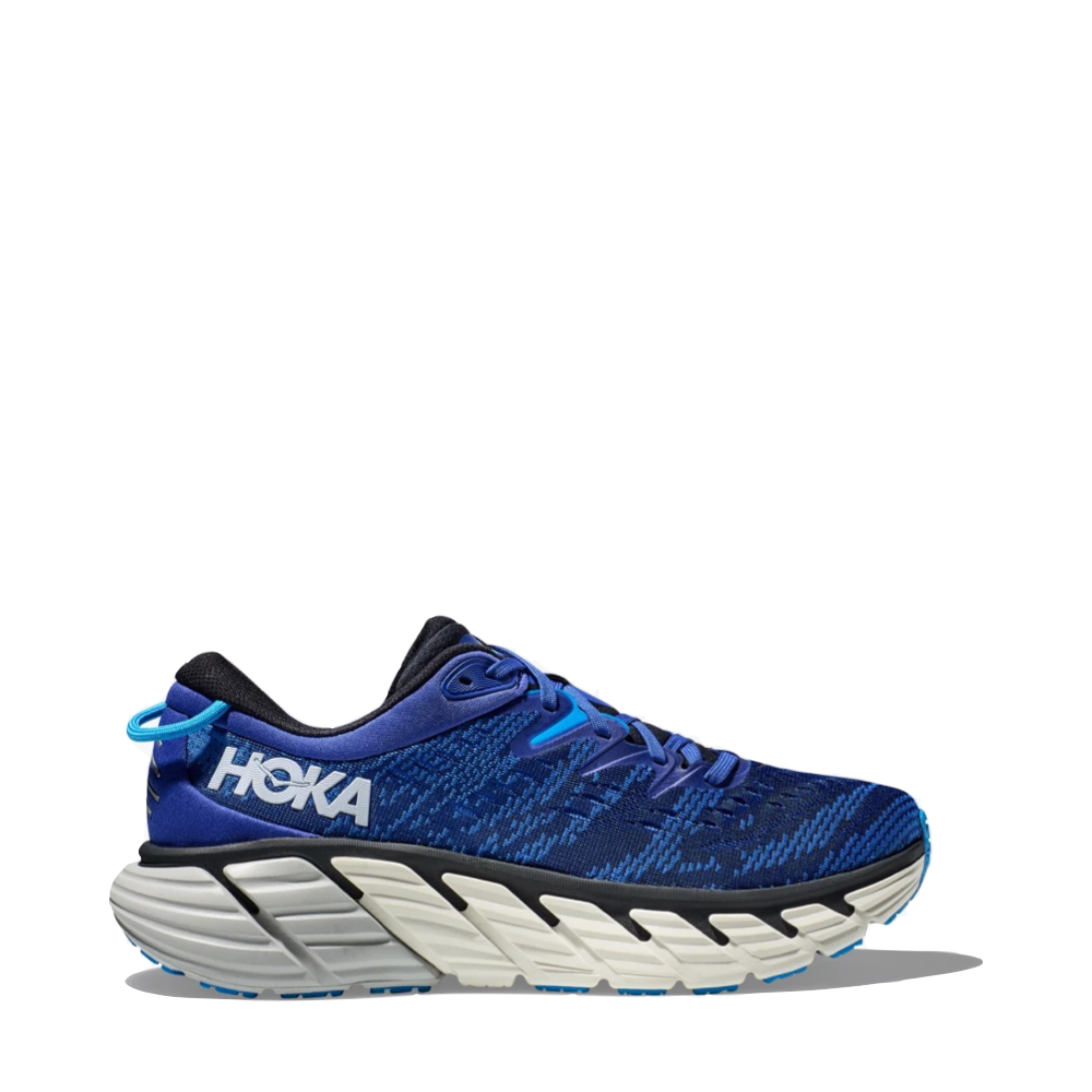 Hoka Men's Gaviota 4 Sneaker in Bluing/Blue Graphite