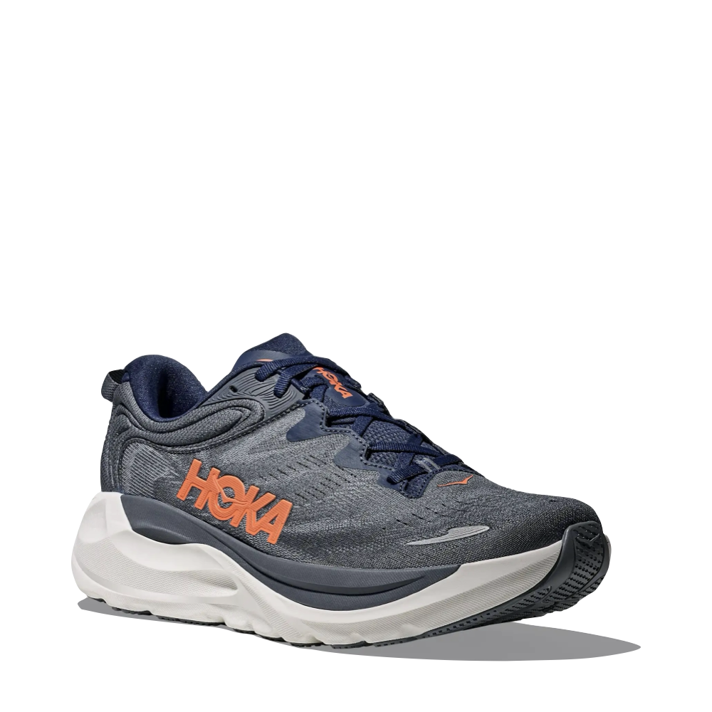 Mudguard and Toe view of Hoka Gaviota 6 Sneaker for men.