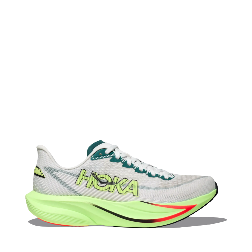 Side (right) view of Hoka Mach 7 Sneaker for men.