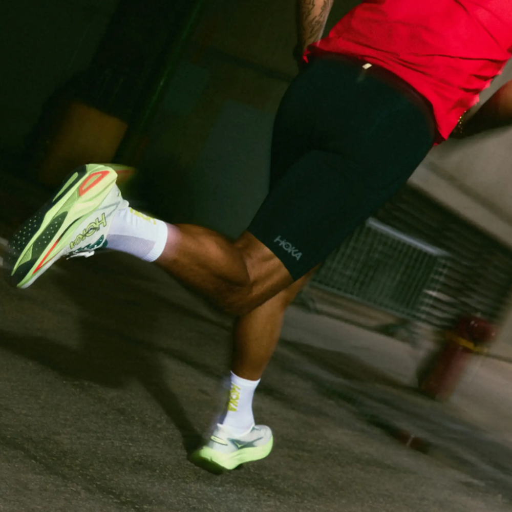 Model view of Hoka Mach 7 Sneaker for men.