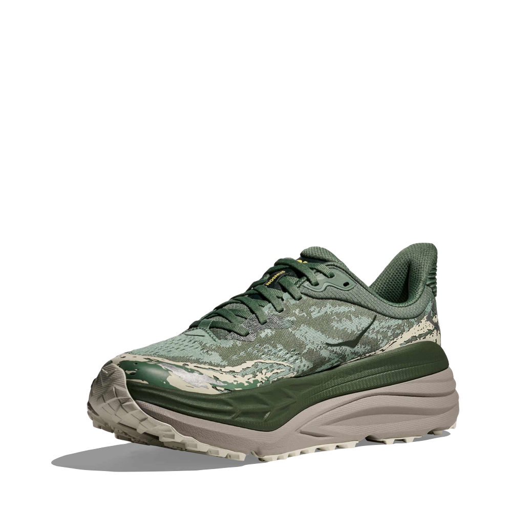 Mudguard and Toe view of Hoka Stinson 7 Sneaker for men.