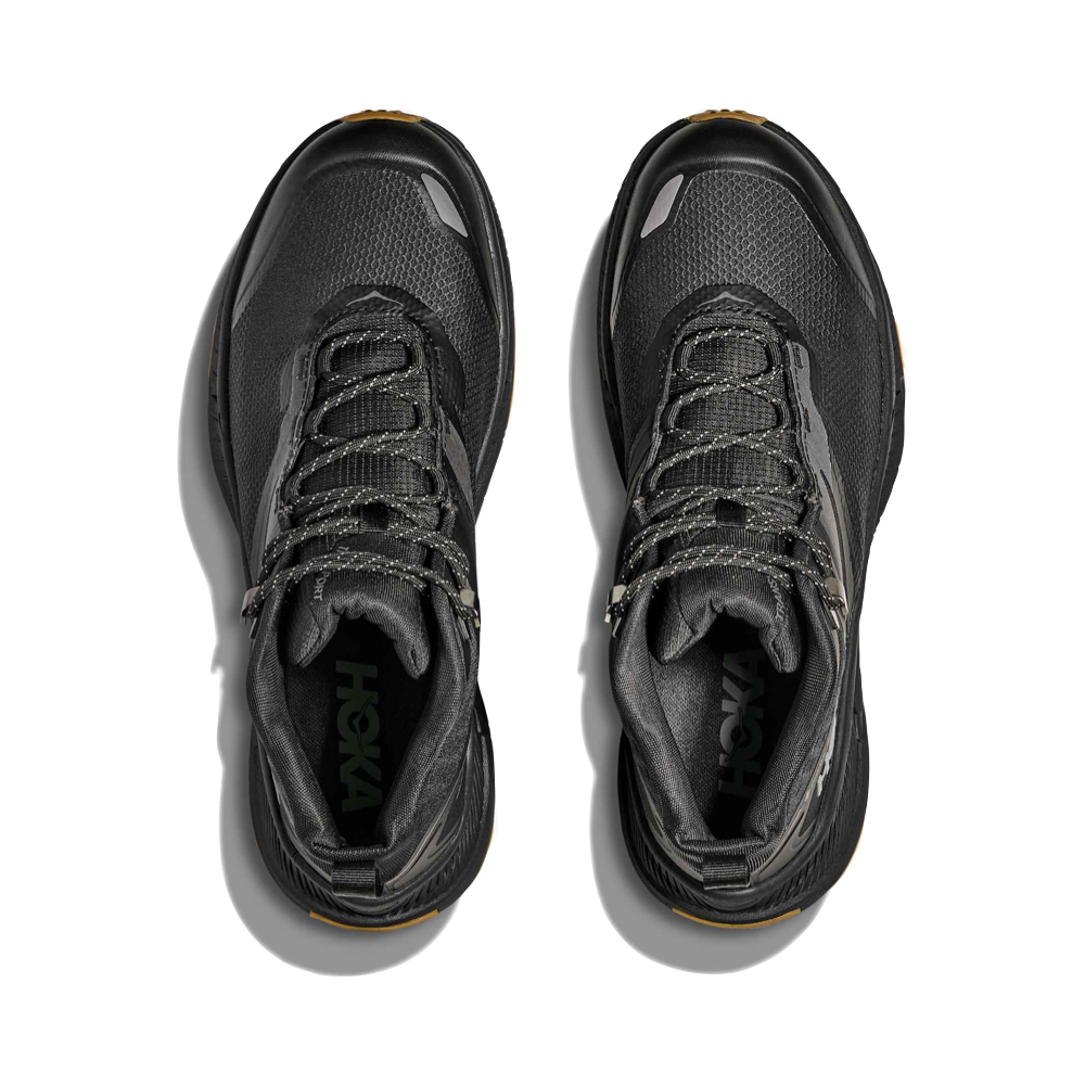 Top-down view of Hoka Transport Hike GTX Mid Waterproof Boot for men.