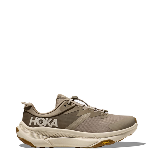 Side (right) view of Hoka Transport Sneaker for men.