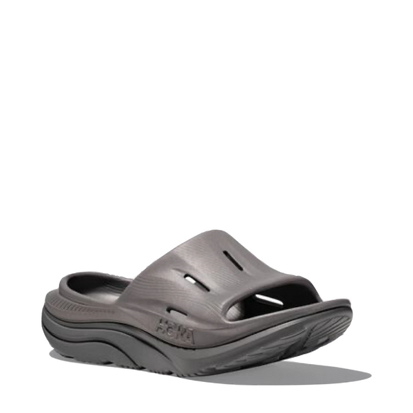 Hoka Ora Recovery Slide 3 Sandal in Grey