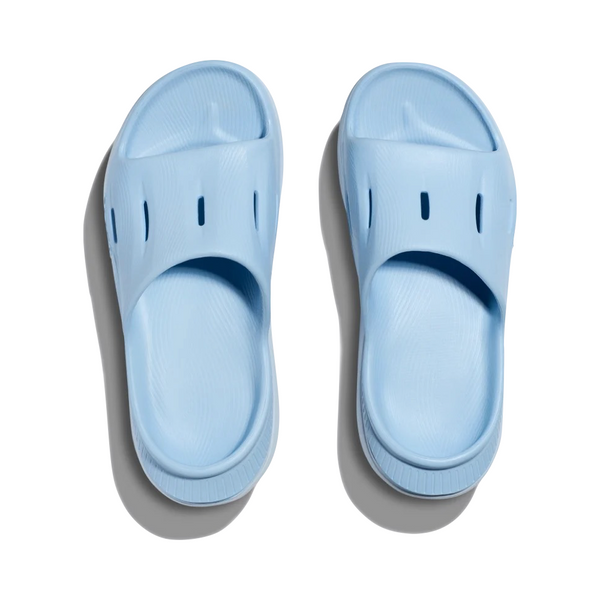 Hoka Ora Recovery Slide 3 Sandal in Icy Water/Airy Blue