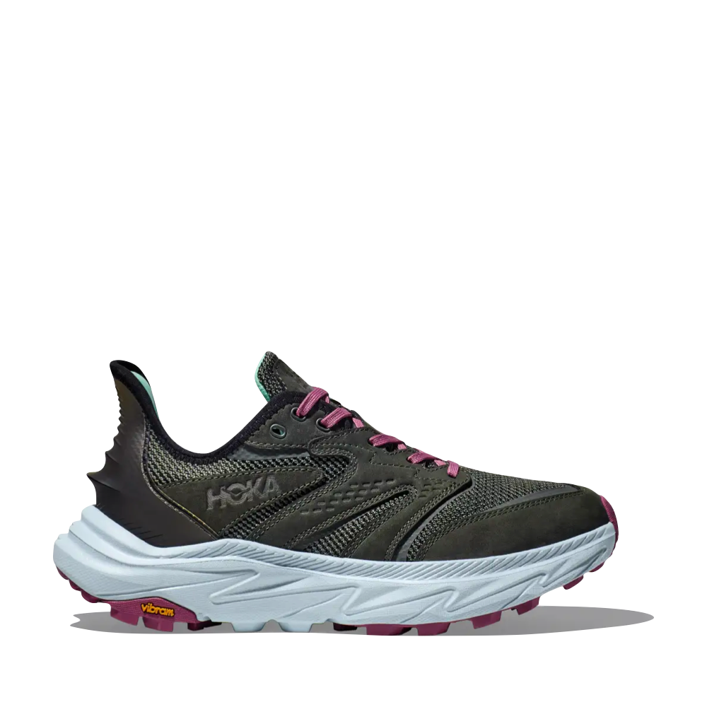 Side (right) view of Hoka Anacapa 2 Freedom Slip On Sneaker for women.