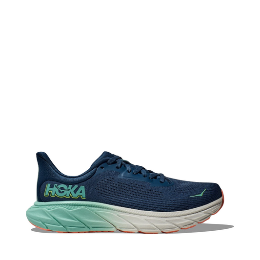 Side (right) view of Hoka Arahi 7 Sneaker for women.