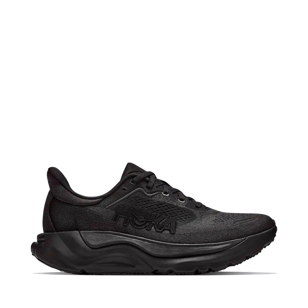 Side (right) view of Hoka Arahi 9 Sneaker for women.