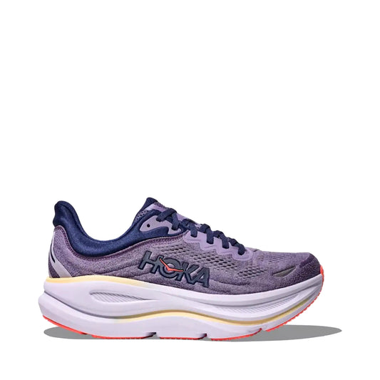 Side (right) view of Hoka Bondi 9 Sneaker for women.