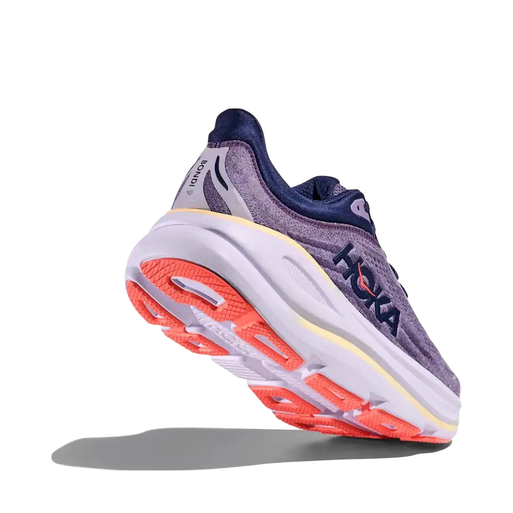 Bottom view of Hoka Bondi 9 Sneaker for women.