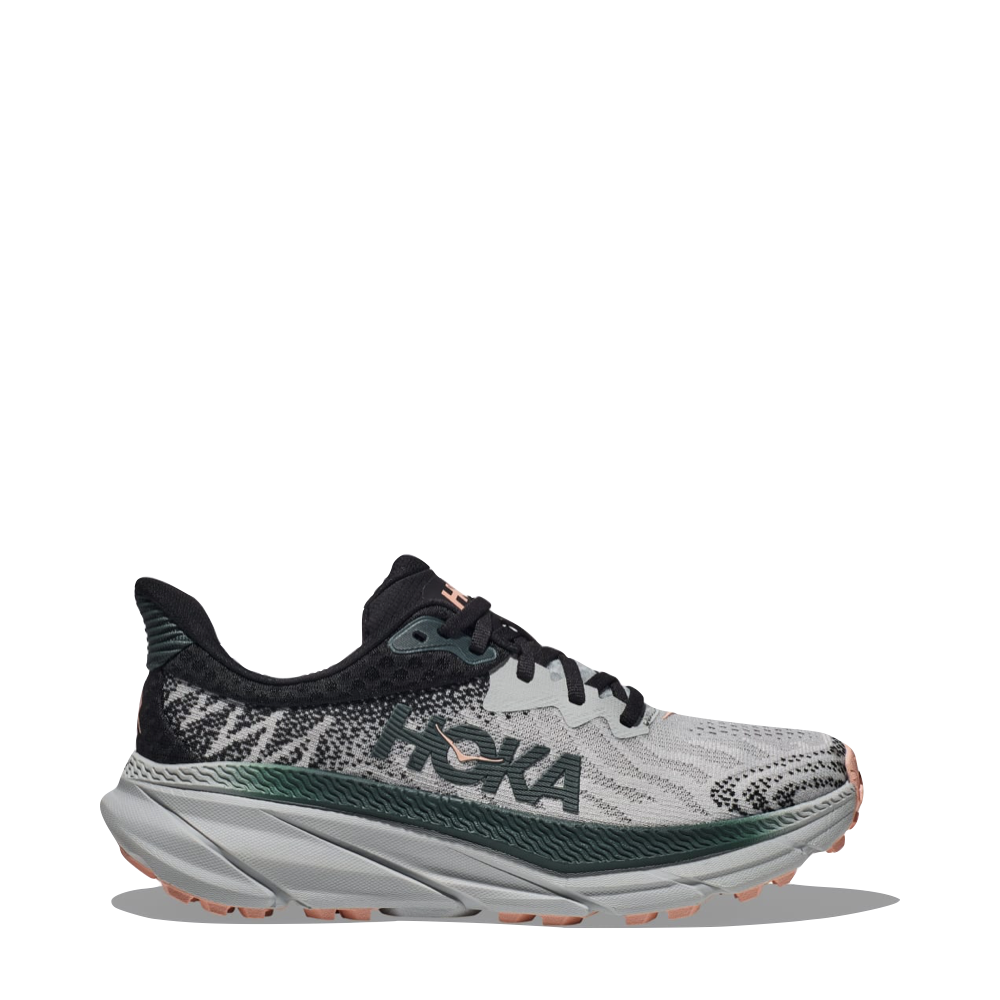 Side (right) view of Hoka Challenger 7 for women.
