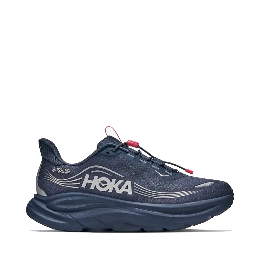 Side (right) view of Hoka Clifton 11 GTX Waterproof Sneaker for women.