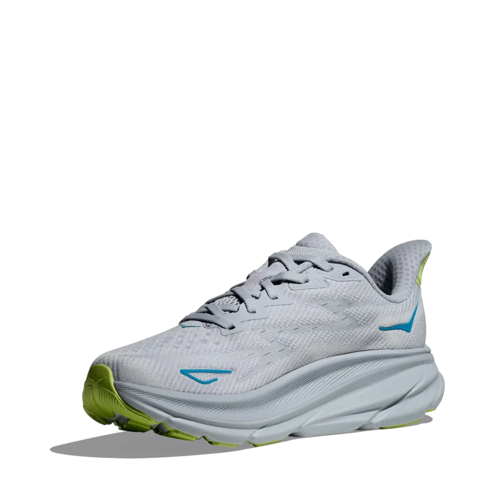 Mudguard and Toe view of Hoka Clifton 9 Sneaker for women.