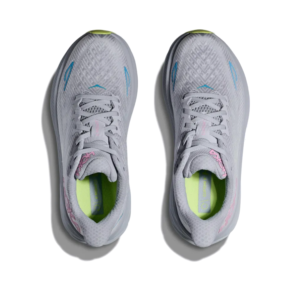 Top-down view of Hoka Clifton 9 Sneaker for women.