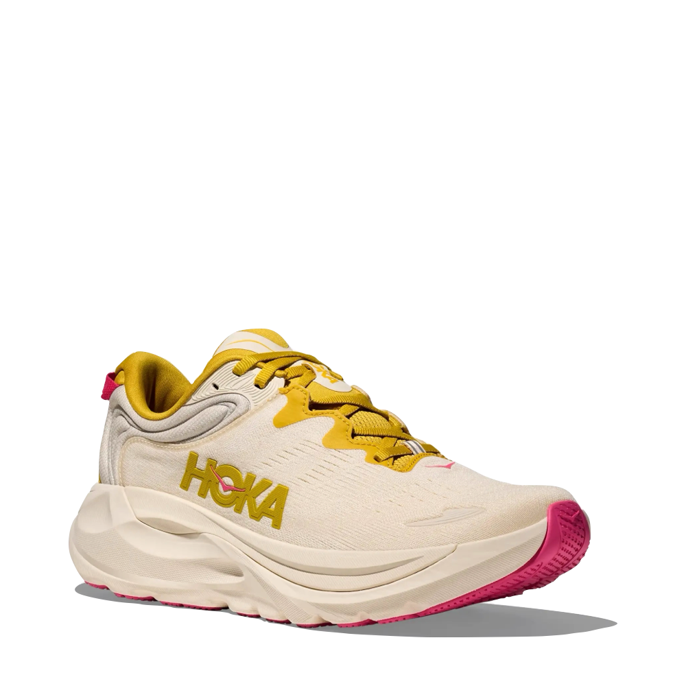 Mudguard and Toe view of Hoka Gaviota 6 Sneaker for women.