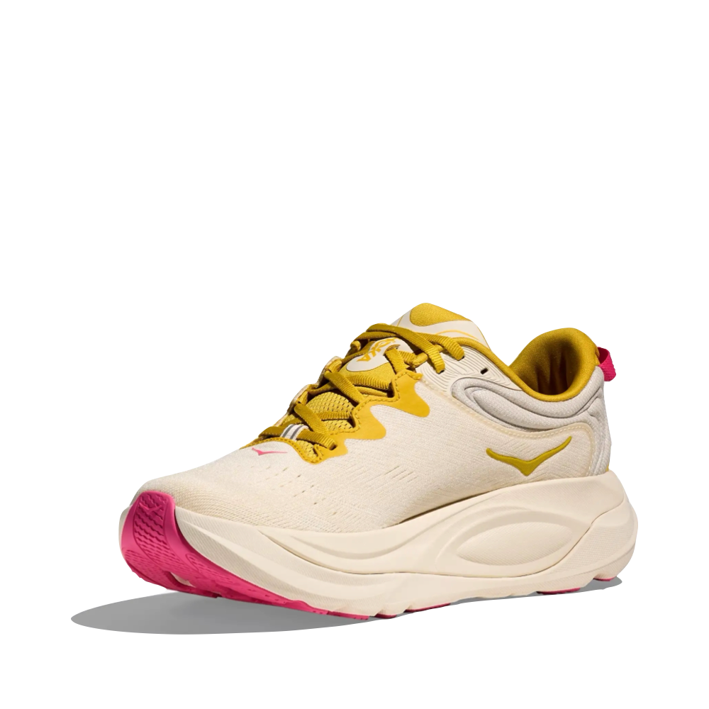 Mudguard and Toe view of Hoka Gaviota 6 Sneaker for women.