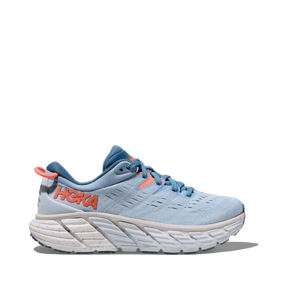 Hoka Women's Gaviota 4 Sneaker (Blue Fog/Plein Air)