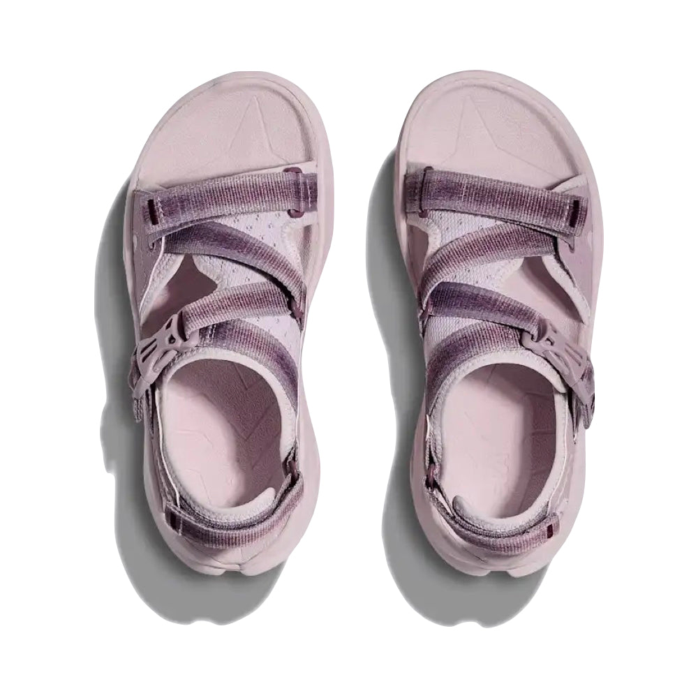 Top-down view of Hoka Infini Hike TC Sandal for women.