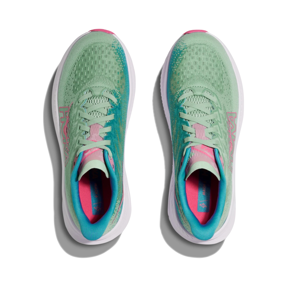 Top-down view of Hoka Mach 6 Sneaker for women.