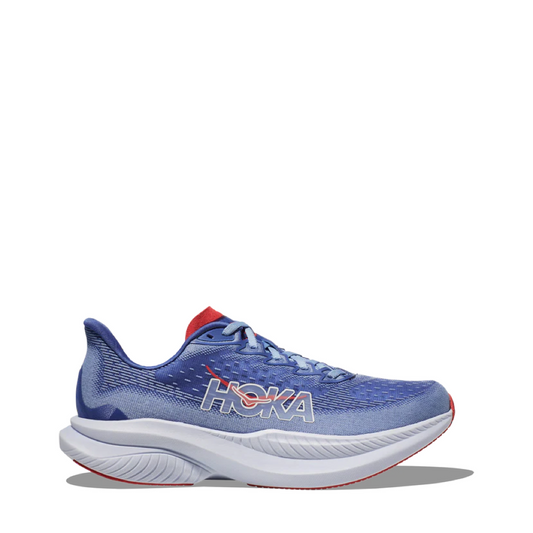 Side (right) view of Hoka Mach 6 Sneaker for women.