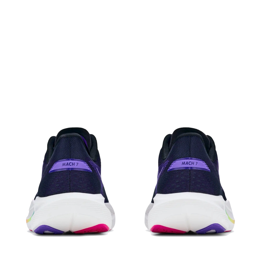 Back view of Hoka Mach 7 Sneaker for women. 