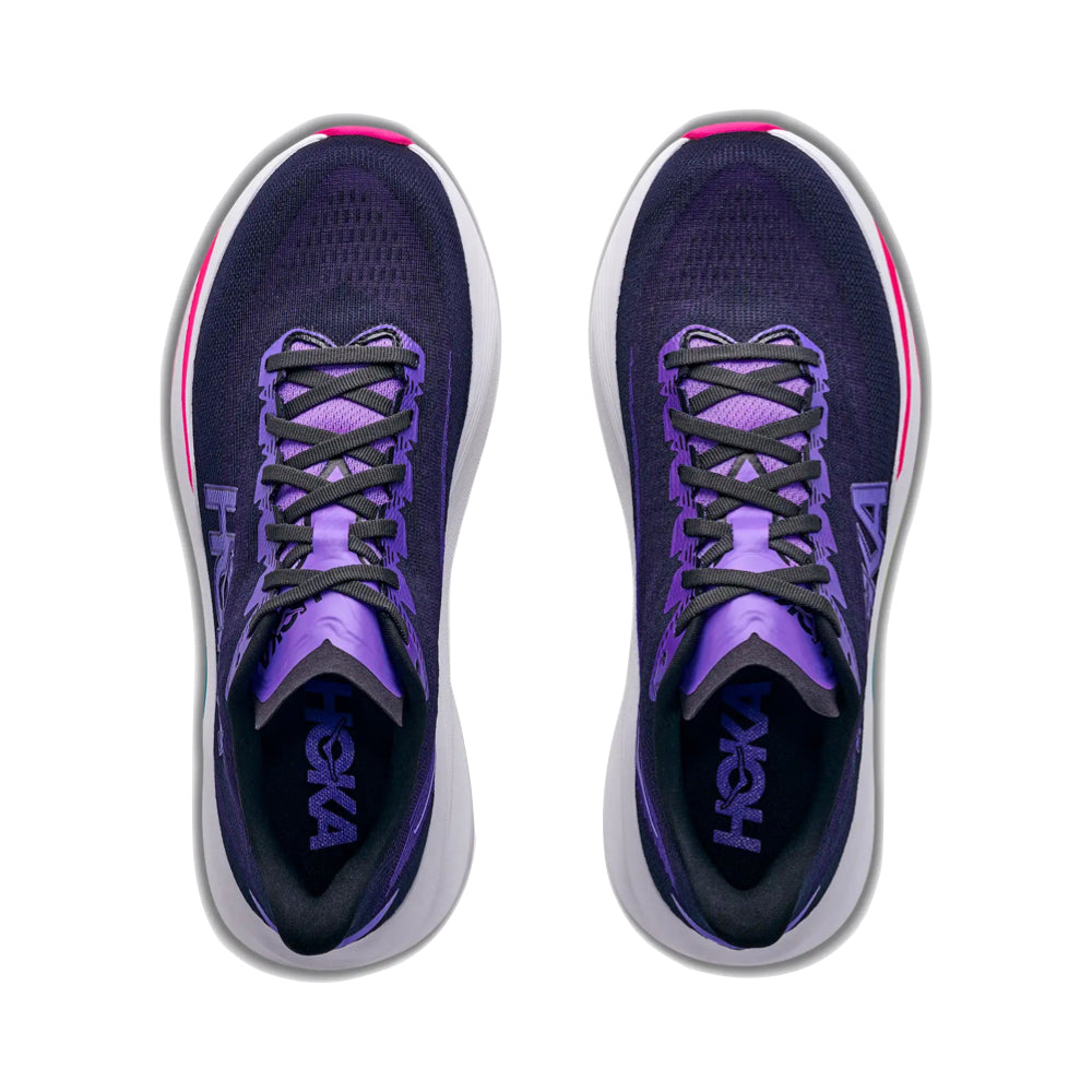 Top-down view of Hoka Mach 7 Sneaker for women. 