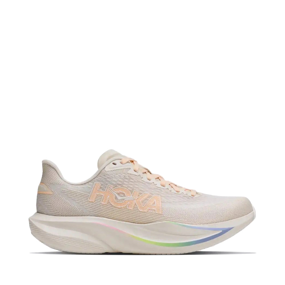 Side (right) view of Hoka Mach 7 Sneaker for women.