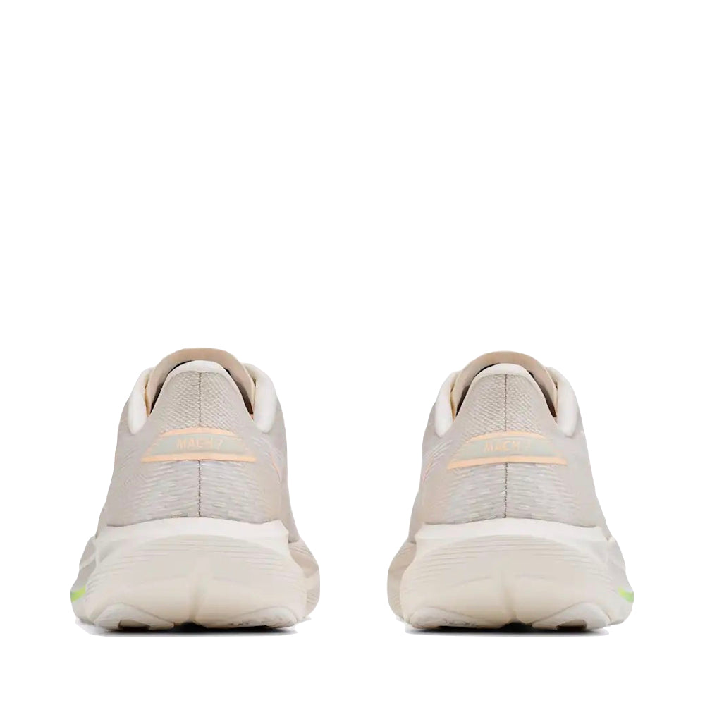 Back view of Hoka Mach 7 Sneaker for women.