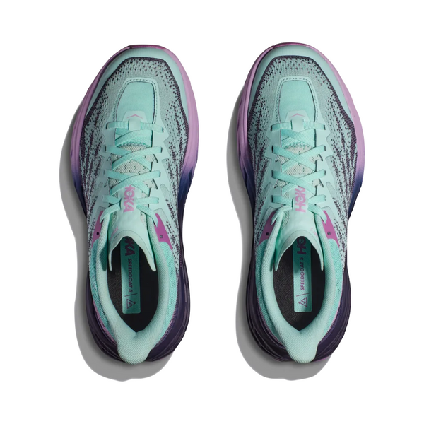 Hoka Women's Speedgoat 5 Trail Running Sneaker in Sunlit Ocean/Night Sky