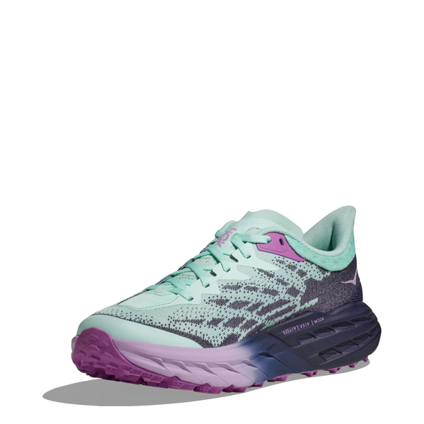 Hoka Women's Speedgoat 5 Trail Running Sneaker in Sunlit Ocean/Night Sky