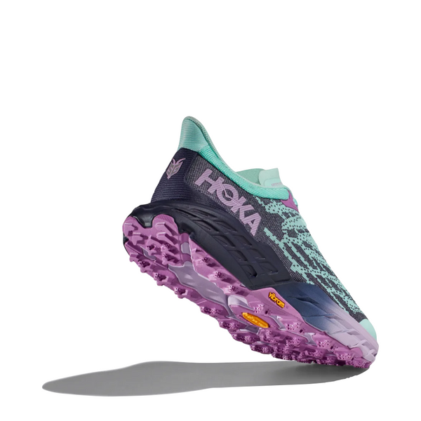 Hoka Women's Speedgoat 5 Trail Running Sneaker in Sunlit Ocean/Night Sky