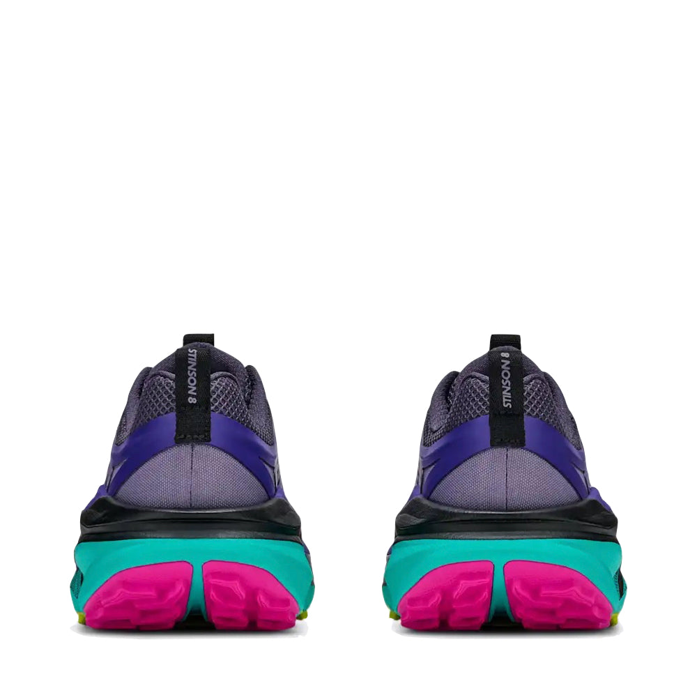Back view of Hoka Stinson 8 Sneaker for women.