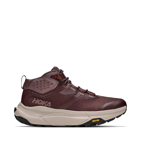 Side (right) view of Hoka Transport Hike GTX Mid Waterproof Boot for women.