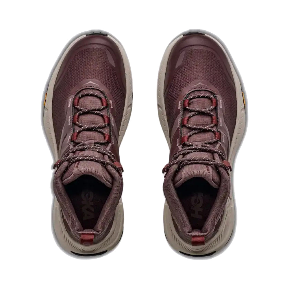 Top-down view of Hoka Transport Hike GTX Mid Waterproof Boot for women.